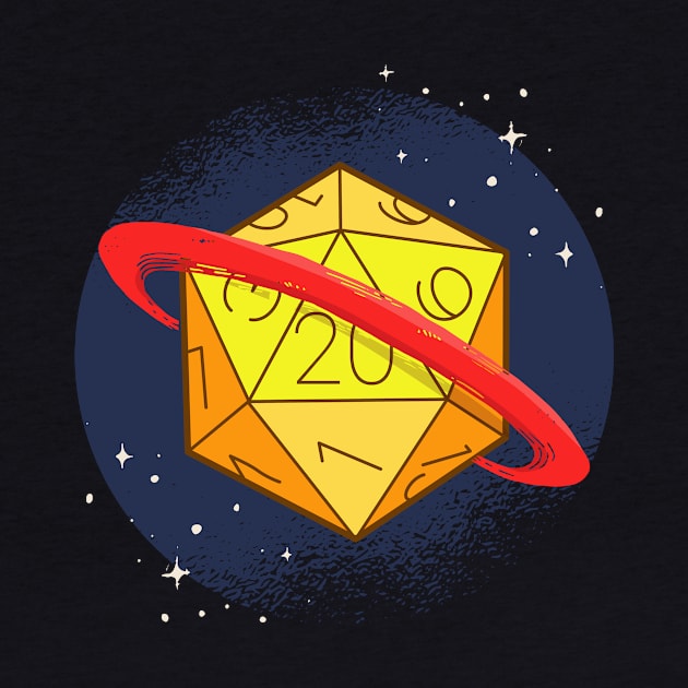 D&D Space D20 Planet by Sunburst